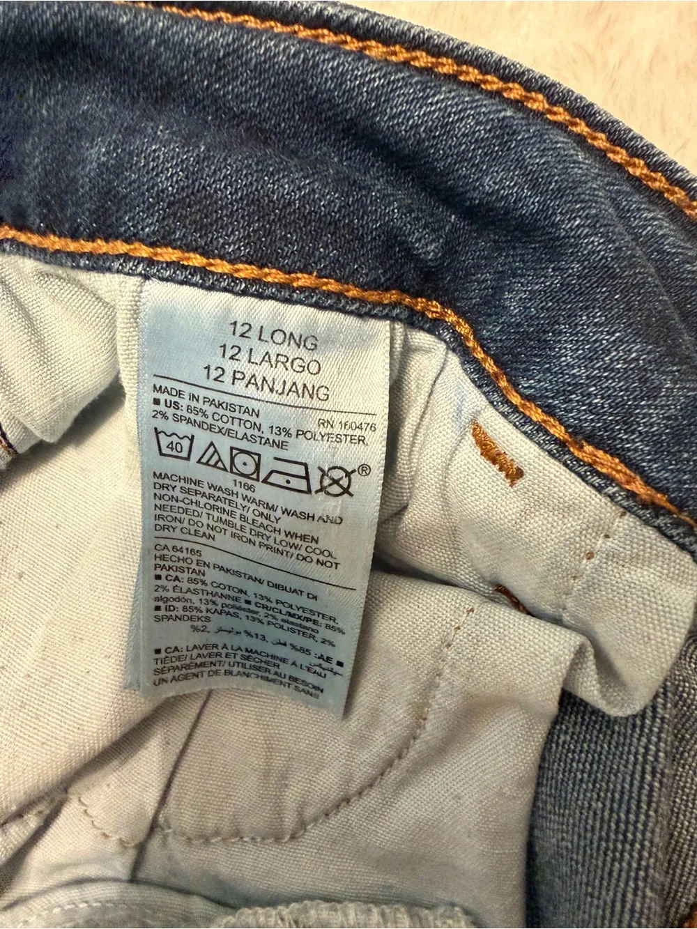 Old Navy Women's Dark Wash Distressed Skinny Jeans